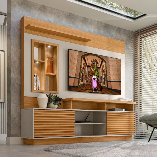 ESTANTE HOME EL DORADO MOVELMAX P/ TV HASTA 60