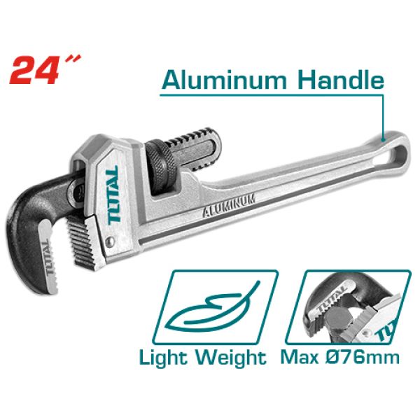 LLAVE PARA CAÑO DE ALUMINIO 600MM TOTAL