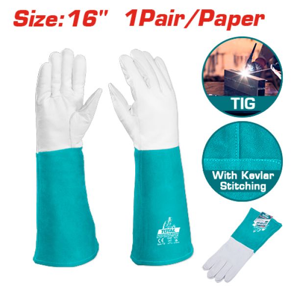 GUANTES DE PIEL DE CABRA 1 PAR TOTAL