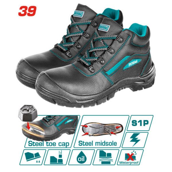 BOTAS DE SEGURIDAD TALLA 39 S1P TOTAL