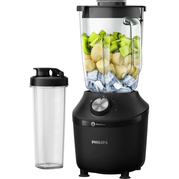 LICUADORA PHILIPS CARAMBOLA 2LTS. HR2291/41 600W JA.VIDRIO NEGRO