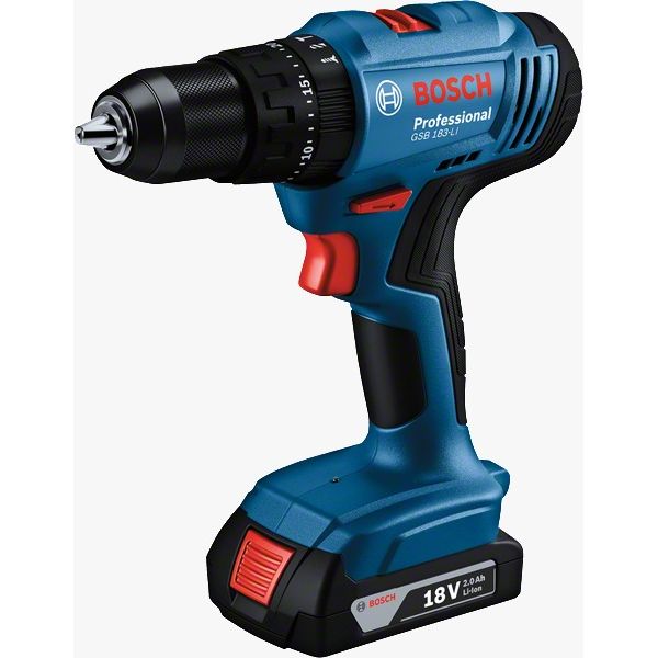 TALADRO 18V BOSCH GSB183-LI2B 13MM 2 BAT 2AH