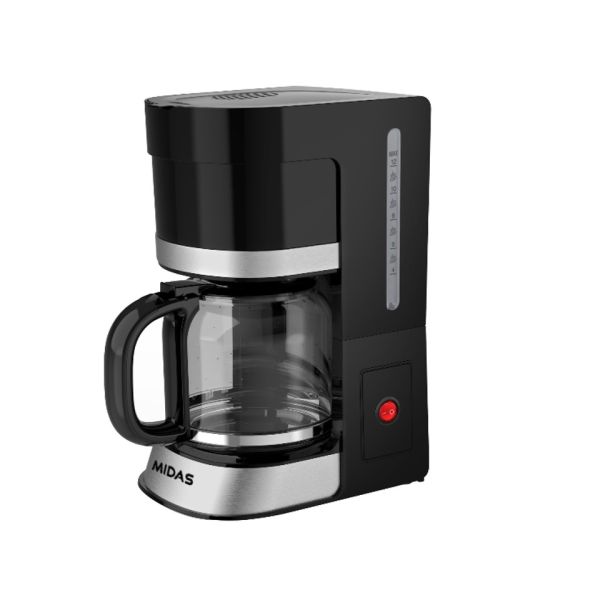 CAFETERA MIDAS MD-GOTEO12T 800W NEGRO C/INOX