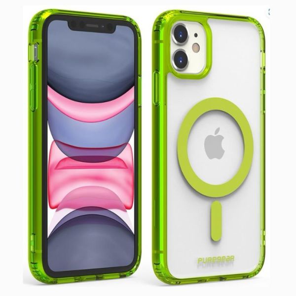 CASE IPHONE 11 SLIM SHELL MAGSAFE CLR/GRN