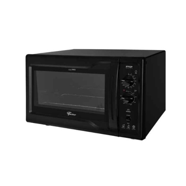 HORNO ELECTRICO FISCHER POP 44LITROS NEGRO