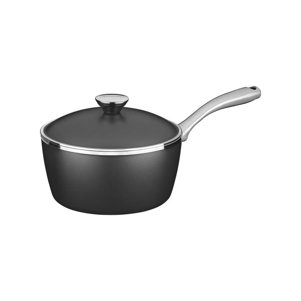 CACEROLA CON MANGO LYON TRAMONTINA DE 20CM NEGRA  T209612