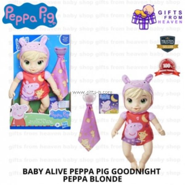 HASBRO BABY ALIVE PEPPA PIG REF: 5010993857838