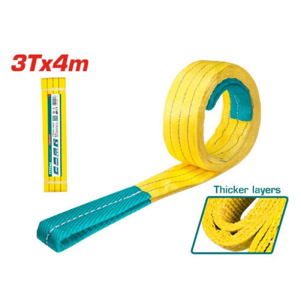 ESLINGA DE CINTA 3TONX4MX90MM TOTAL