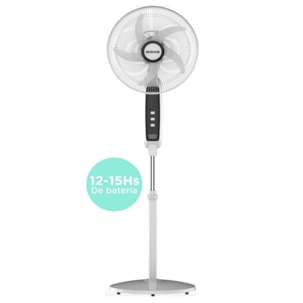 VENTILADOR MIDAS A BATERIA RECARGABLE 16