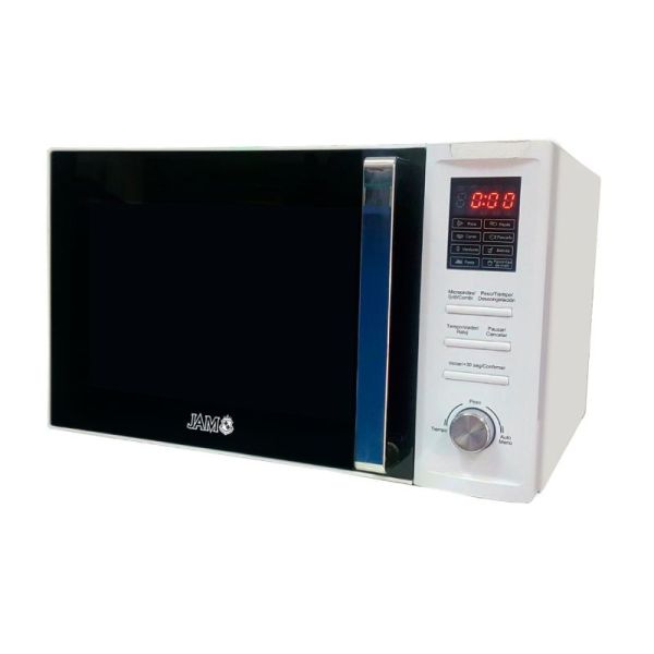 MICROONDAS JAM 36LTS MOD AG036AFK GRILL BLANCO CRISTAL DE PUERTA 1000W 230V/50HZ