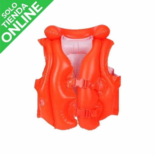 CHALECO INFLABLE INTEX NARANJA 3-6AÑOS I58671