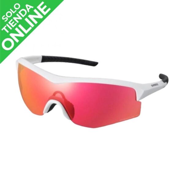 LENTES DE CICLISMO SHIMANO SPARK RD BLANCO METALIZADO