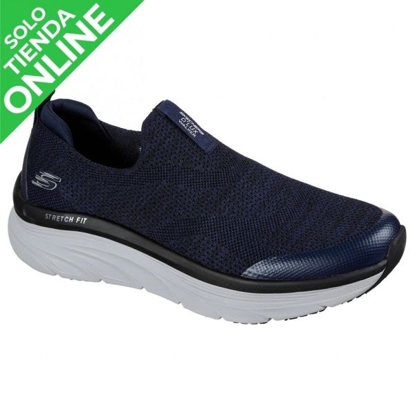 SKECHERS RELAXED FIT:DLUX WALKER-QUICK UPGRADE 232163NVY CALCE PY 41 / US 8