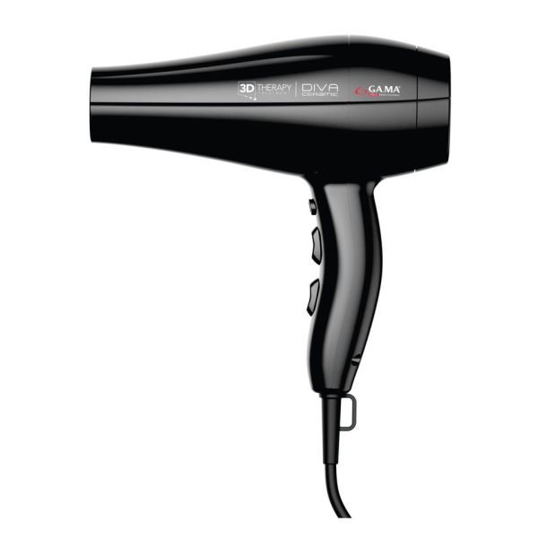 SECADOR DE PELO GA.MA DIVA 3D THERAPY NEGRO 220V 914-3683