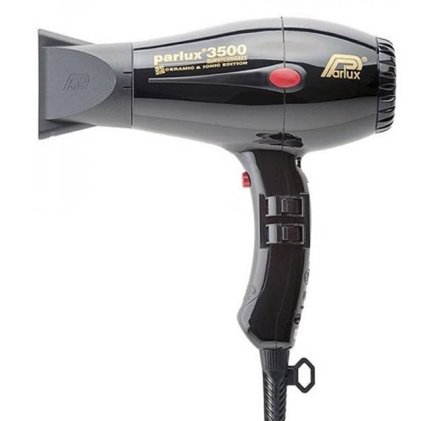 SECADOR DE PELO PARLUX 3500 CERAMIC&IONIC 933-561 NEGRO 2000W 4TEMP 2VELOC 2BOQ