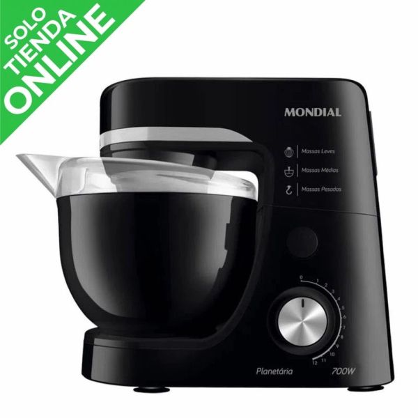 BATIDORA PLANETARIA 700W BLACK MONDIAL