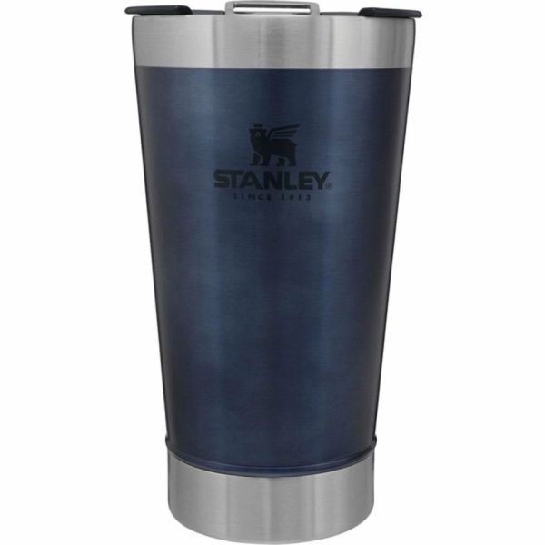 VASO STANLEY CLASSIC CHILL BEER PINT AZUL C/ ABRIDOR 473ML