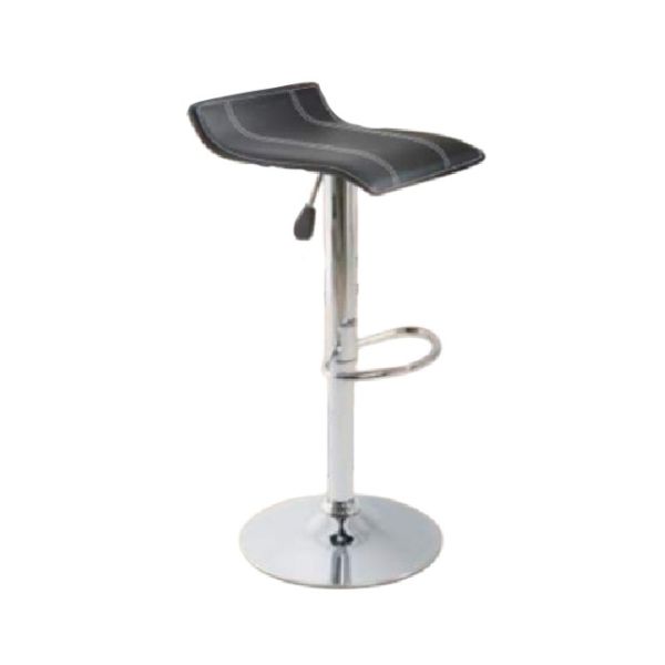 BANQUETA MECAL ECOCUERO NEGRO BAHE-1007NG
