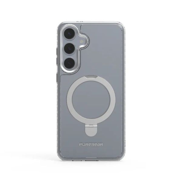 CASE SAMSUNG GALAXY S25 PUREGEAR SLIM SHELL PLUS KIK WITH MAGSAFE SILVER