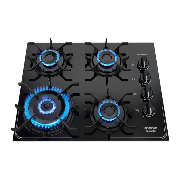 COCINA ANAFE COOKTOP ITATIAIA ITAMASTER - 4Q - NEGRO