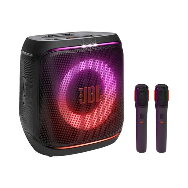 SPEAKER JBL PARTYBOX ENCORE 2 C/2 MICROFONOS BIVOLT BLACK NEW 105862-8 GTIA 1MES