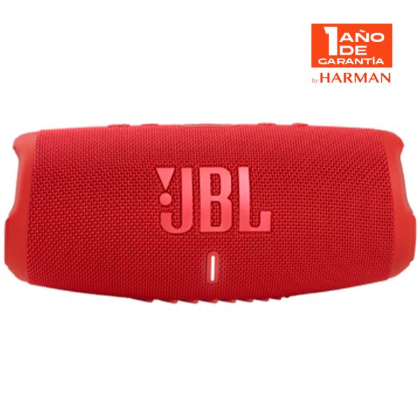 SPEAKER JBL CHARGE 5 ROJO - 1 AÑO DE GARANTÍA