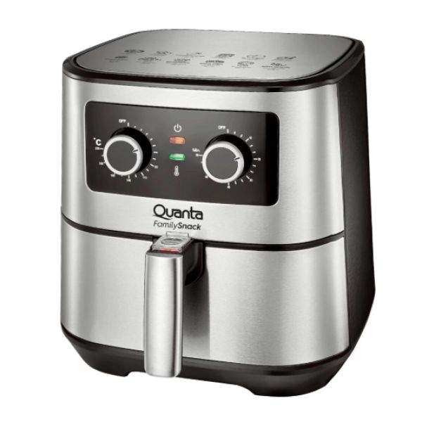 FREIDORA AIR FRYER QUANTA QTAF500 5.5LTS 200C/1700W/220V INOX