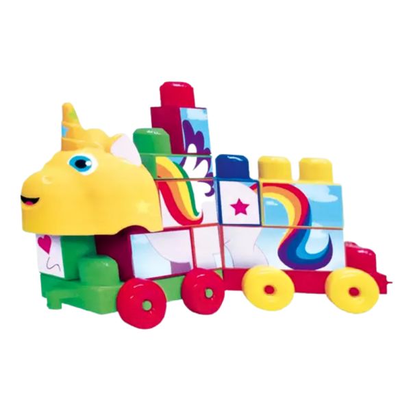 JUGUETE COTI BLOCK UNICORNIO DIDÁCTICO COTIPLAS 2351