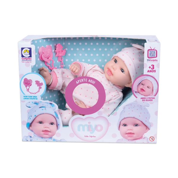 MUÑECA COTIPLAS MIYO SONIDOS DE BEBE - NIÑA REF 2391