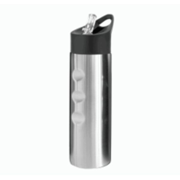 BOTELLA DEPORTIVA 750ML ACERO INOX. PLATEADA SELECTA 232008-03