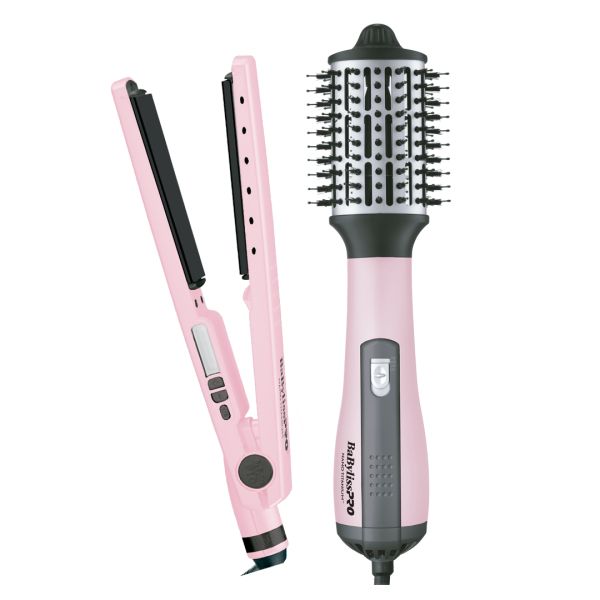 PACK BABYLISS ROSA CEPILLO HOT AIER 2.5+PLANCHITA IONICA 74108513823