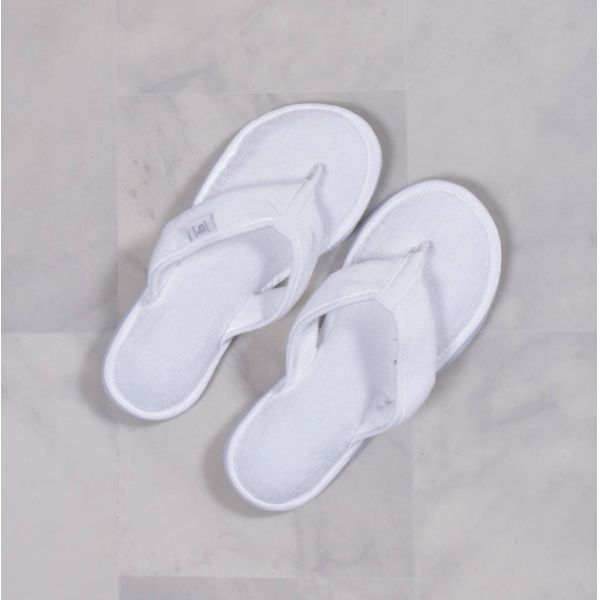 ZAPATILLA DE CAMA TEJIDO TOALLA PILAR VELOUR MEDIANO BLANCO OPTICO 01111