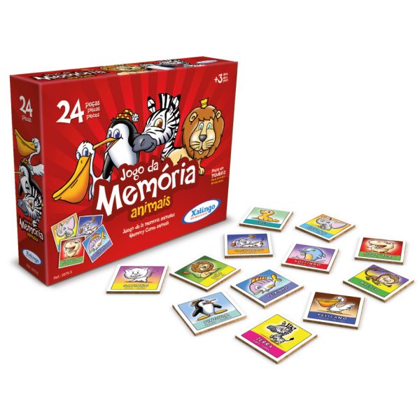 JUEGO DE MEMORIAS ANIMALES MADERA XALINGO