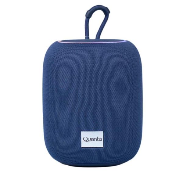 SPEAKER QUANTA PORT. BT 10W QTSPA10 AURABEAT RGB/TWS/FM-AZUL