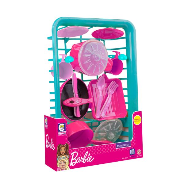 JUGUETE BARBIE CHEFF ESCURRIDOR DE  UTENSILIOS COTIPLAS 2491
