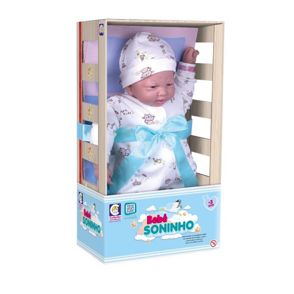 MUÑECA BEBE SONINHO REBORN COTIPLAS 2653