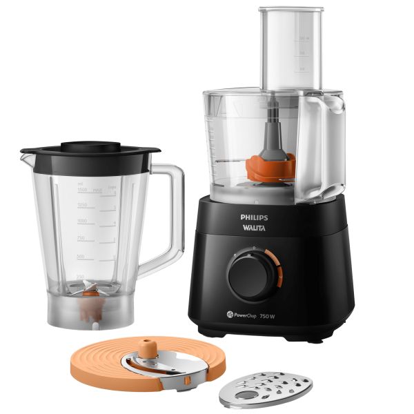 MULTIPROCESADOR PHILIPS WALITA RI7301/90 750W 2V/4 ACCESORIOS NEGRO