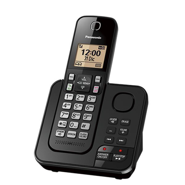 TELEFONO PANASONIC INALAMBRICO KX-TGC360LAB 1BASE C/IDENTIFICADOR Y CONTES AUTOM