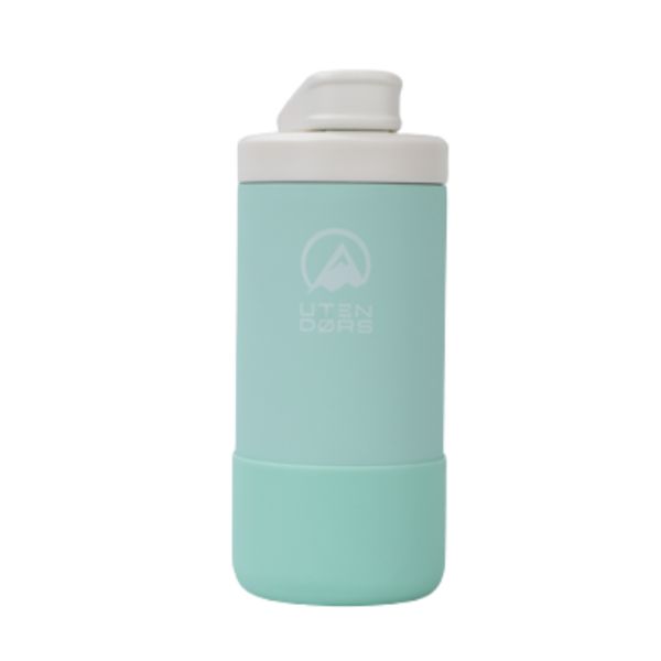 TERMO UTENDORS KIDS VERDE MENTA 355ML + 1 BOTA DE SILICONA
