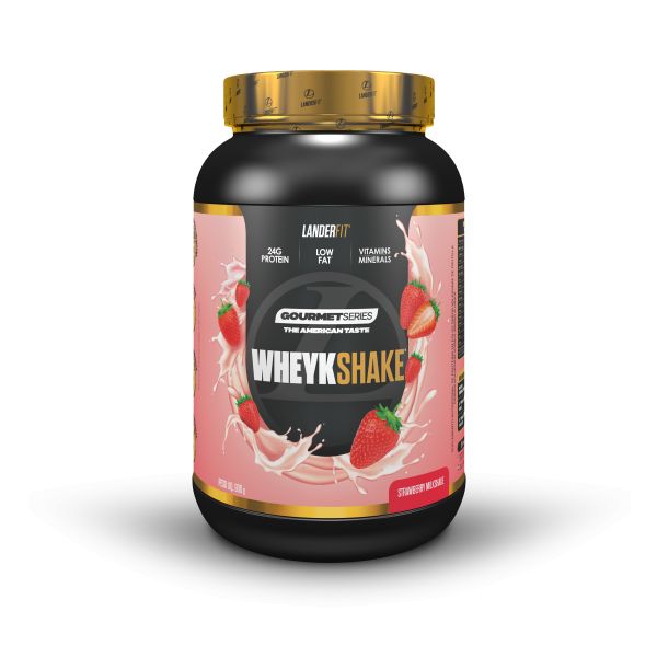 PROTEINA LANDERFIT WHEYKSHAKE STRAWBERRY 900 GRAMOS LF097