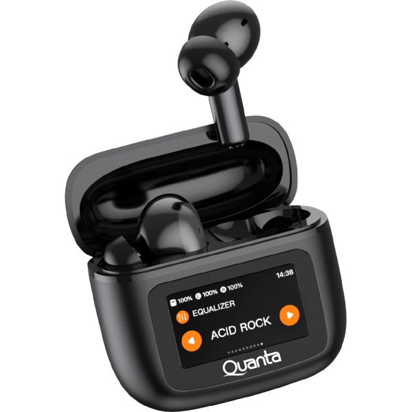 AURICULAR QUANTA INAL. QTASP40 TWS STUDIO PRO ANC/ENC/APP-NEGRO