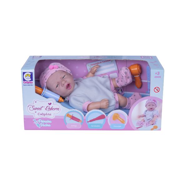 MUÑECA SWEET REBORN PRIMERA VACUNA COTIPLAS 2433