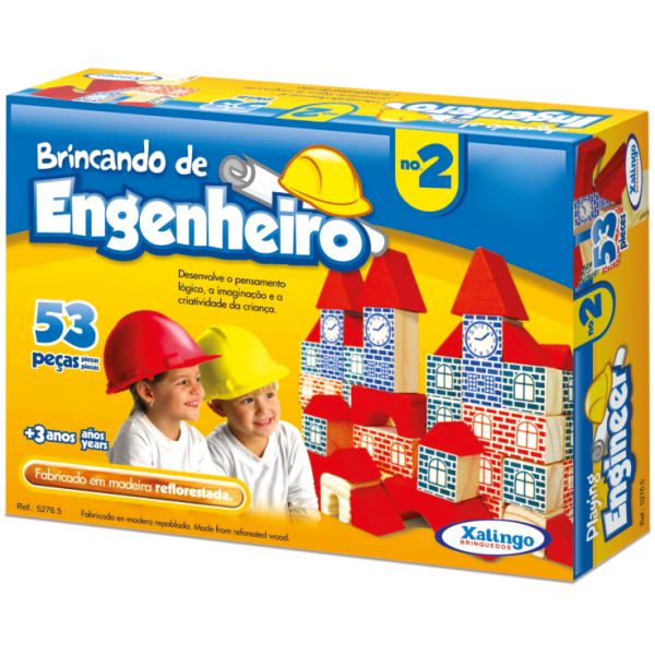 JUEGO DE INGENIERO 2 - 53 PIEZAS XALINGO