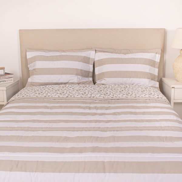 EDREDON PILAR 290X240 COL.I/2025 NINA RAYAS BEIGE 0968750