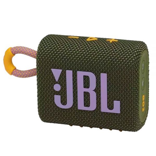 SPEAKER JBL GO 3 PORTABLE BT GREEN 41452-4