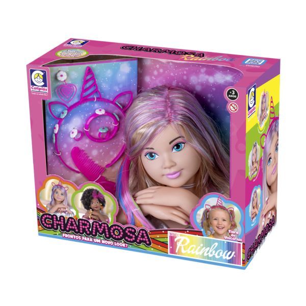 MUÑECA CHARMOSA PARA PEINADOS RUBIA COTIPLAS   2578