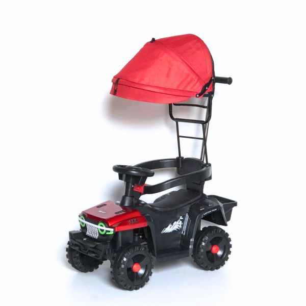 BUGGY MUSICAL CON GUIADOR MOM-EZY ROJO BG-8199-RJ