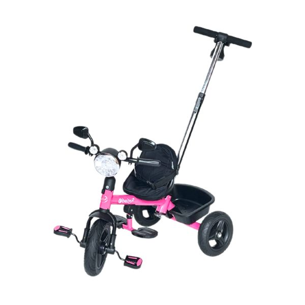 TRICICLO GUIADOR eBABY FUCSIA 381-FUC