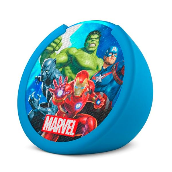 SPEAKER AMAZON ALEXA ECHO POP KIDS MARVEL AVENGERS 56689-6 GTIA 1MES