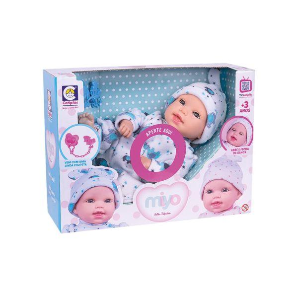 MUÑECA COTIPLAS MIYO SONIDOS DE BEBE - NIÑO 2392